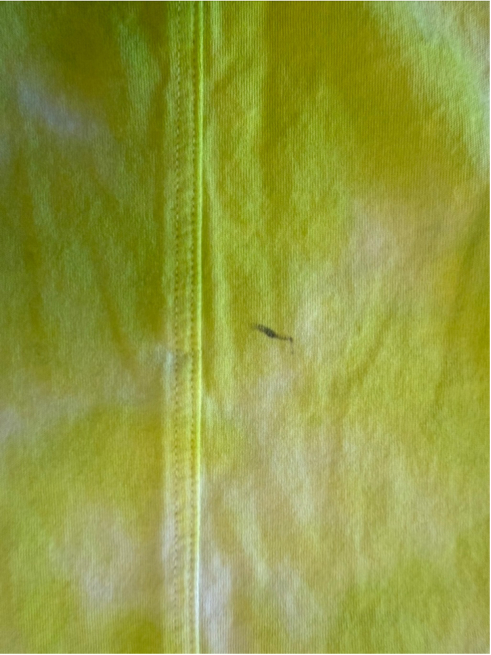Lululemon All Yours Tee Marmoleado Tie Dye Electric Lime colorway Size Small (6) - Picture 4 of 8